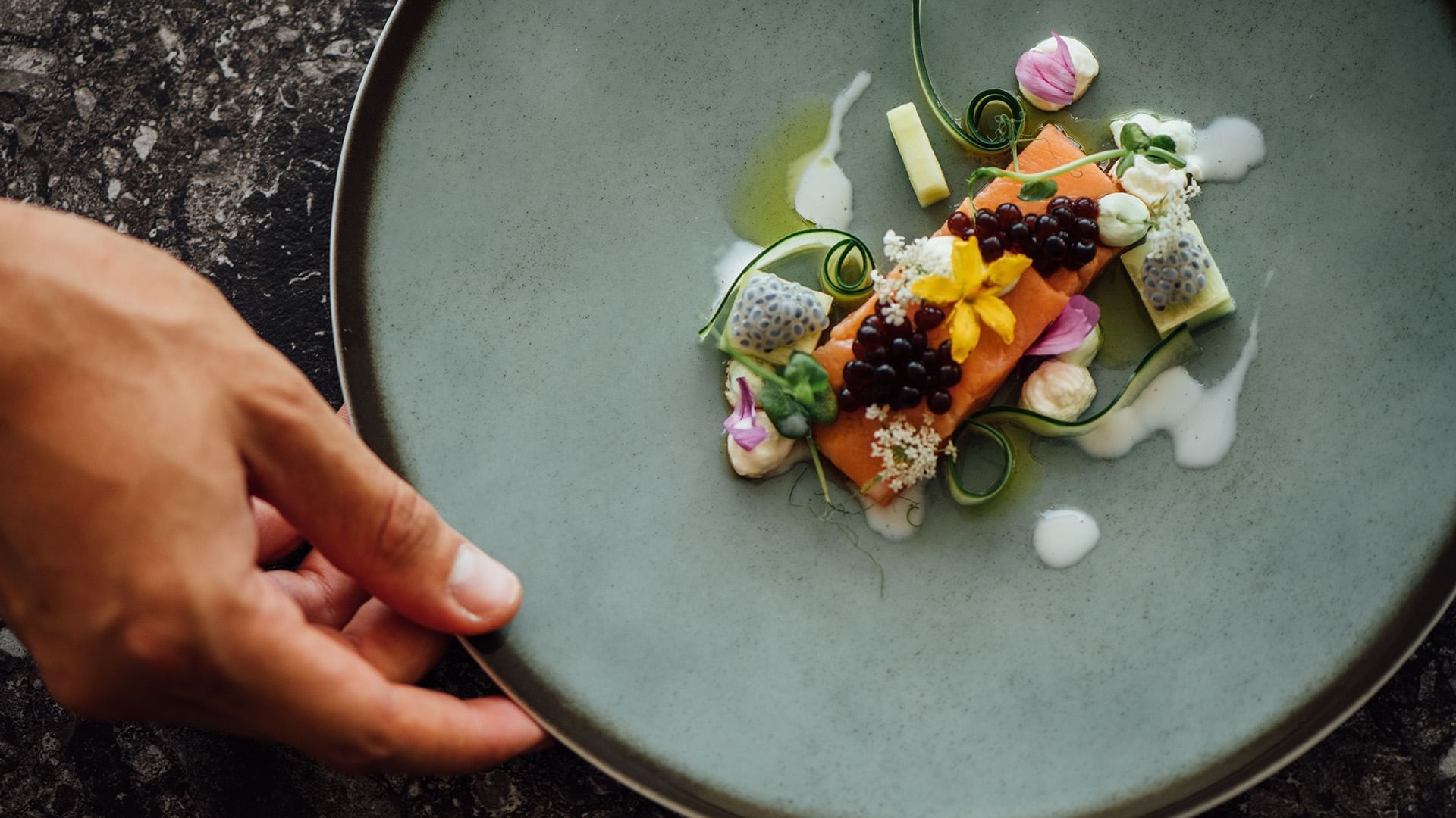 Close-up of a dish served at Falkensteiner Hotels & Residences