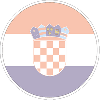 Croatia flag on a logo at Falkensteiner Hotels & Residences
